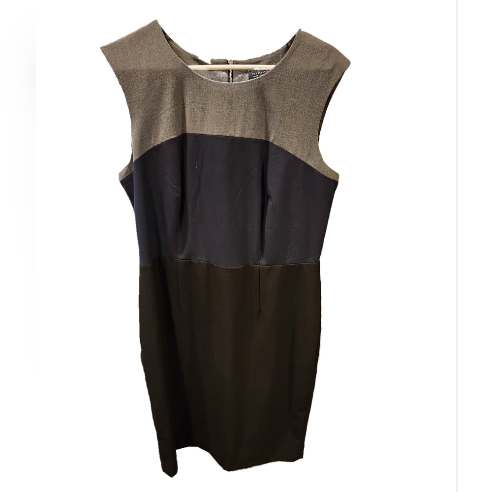 The Limited colorblock shift dress